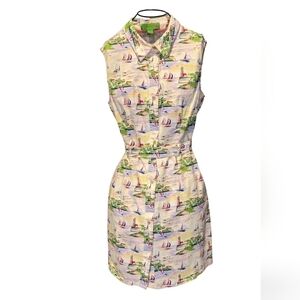 Island Republic size 14 sail boat dress